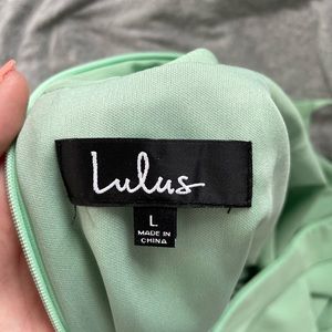 Lulu’s short green dress, excellent condition, worn 1 time